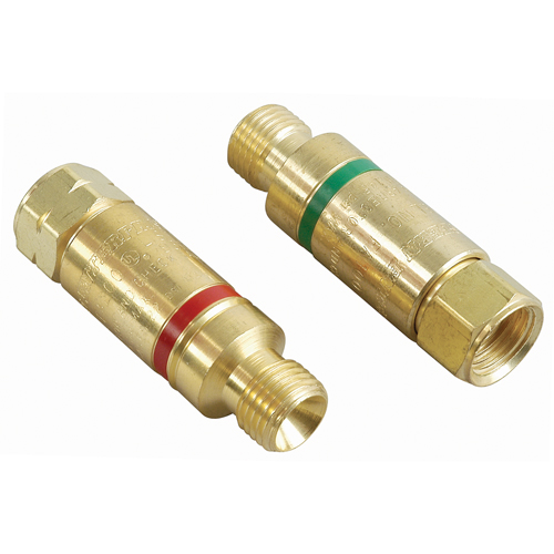Antiretours pare-flammes - Oxy/gaz combustibles, Ensemble pour oxyg&egrave;ne-gaz combustible, Style pour chalumeau O-Max