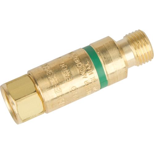 Flashback Arrestors - Oxy/Fuel Gas, Fuel Gas (red)/Oxygen (green), Torch Style O-Max