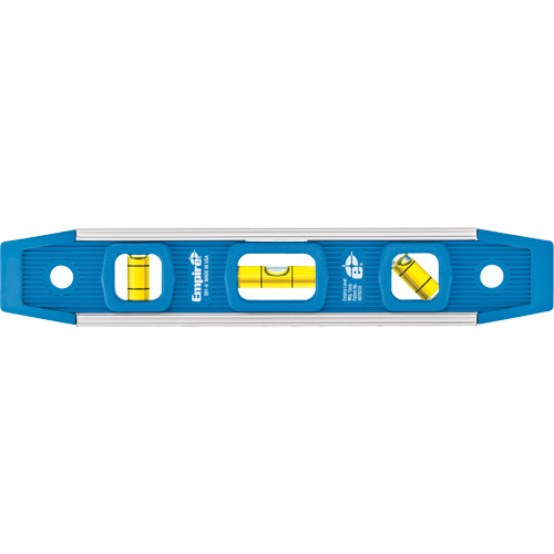 Torpedo Level, 9" L, Aluminum, 3 Vials, Magnetic O-Max
