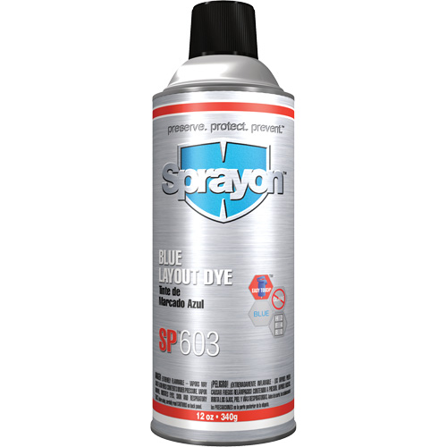 Fluide de marquage bleu SP603, Bleu, Canette O-Max