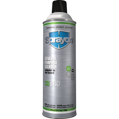 Nettoyant d'usage g&eacute;n&eacute;ral CD880, Canette a&eacute;rosol O-Max