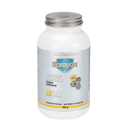 LU620 Anti-Seize Compound, 454 g, Brush Top Bottle, 2200°F (1204°C) Max. Temp O-Max