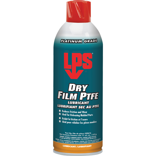 Lubrifiant sec au PTFE, Canette a&eacute;rosol, 16 oz O-Max