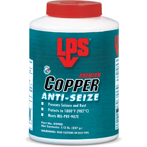 Antigrippant au cuivre, 1 lb, Bouteille, 1800°F (982°C) Temp&eacute;rature max. O-Max