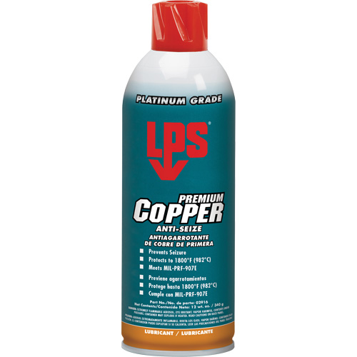 Antigrippant au cuivre, 16 oz, Canette a&eacute;rosol, 1800°F (982°C) Temp&eacute;rature max. O-Max