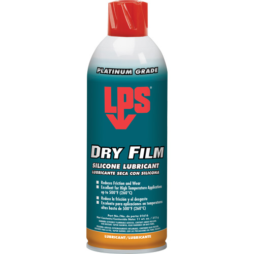 Dry Film Silicone Lubricant, Aerosol Can O-Max