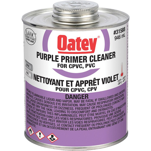 Purple Primer/Cleaner, 946 ml, Brush Top Can O-Max