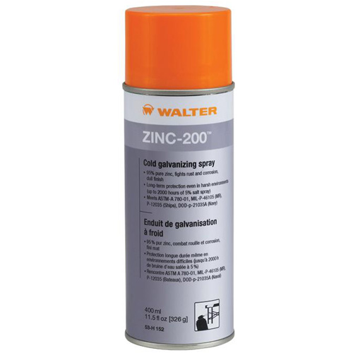 Enduit de galvanisation &agrave; froid Zinc-200, Canette a&eacute;rosol O-Max