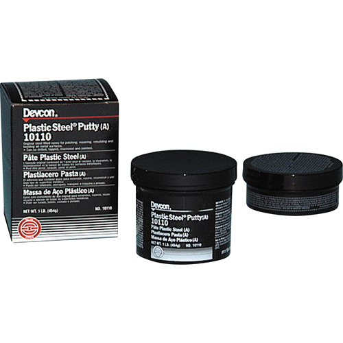 Plastic Steel&reg; 5 Minute&reg; Putty, 1 lb., Tub O-Max