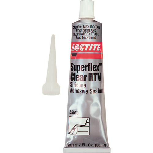 Scellant adh&eacute;sif &agrave; la silicone Superflex RTV, Tube, Transparent O-Max