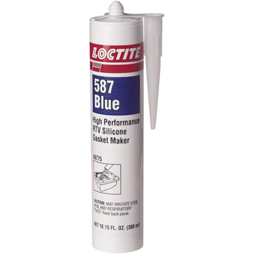 587 High Performance RTV Silicone Gasket Maker, Cartridge, Blue O-Max