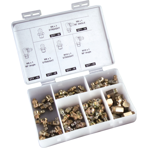 80-Piece Grease Fitting Set O-Max