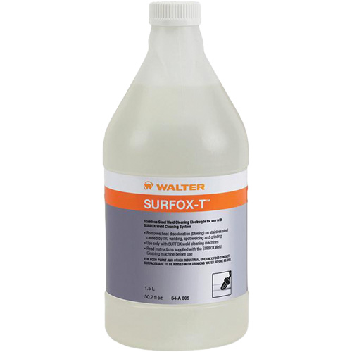 Nettoyant de soudures SURFOX-T, 1,5 L, Bouteille O-Max