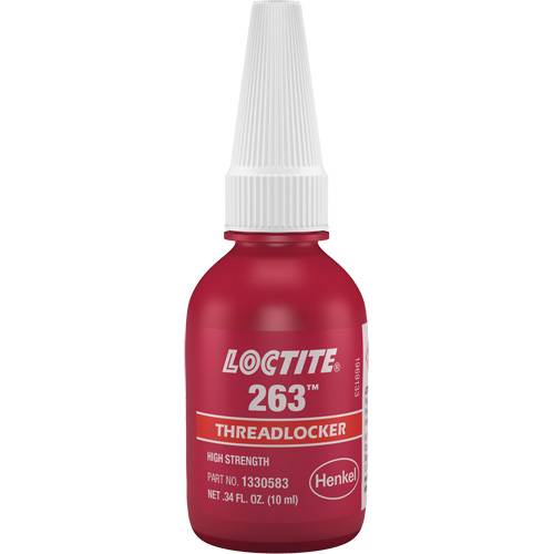 Compos&eacute; de blocage 263 s&eacute;chage rapide, Rouge, &eacute;lev&eacute;, 10 ml, Bouteille O-Max