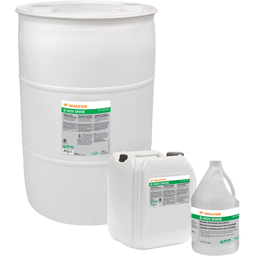 Nettoyant et protecteur de surface en acier inoxydable E-Nox Shine, 20 L, Seau O-Max