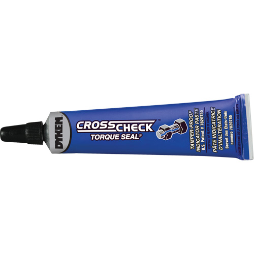 Cross Check Torque Seal&reg; Tamper-Proof Indicator Paste, 1 fl. oz., Tube, Blue O-Max