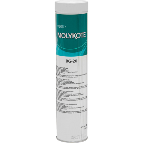 Graisse de roulement haute performance Molykote BG 20, 400 g, Cartouche O-Max