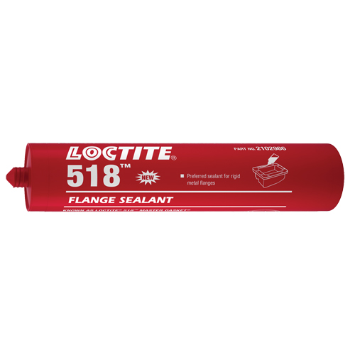 518 Flange Sealant, Cartridge, Red O-Max