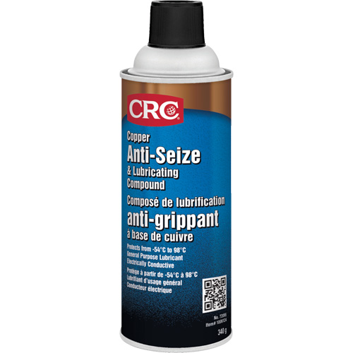 Copper Anti-Seize, 340 g, Aerosol Can, 1800°F (982.2°C) Max Temp. O-Max