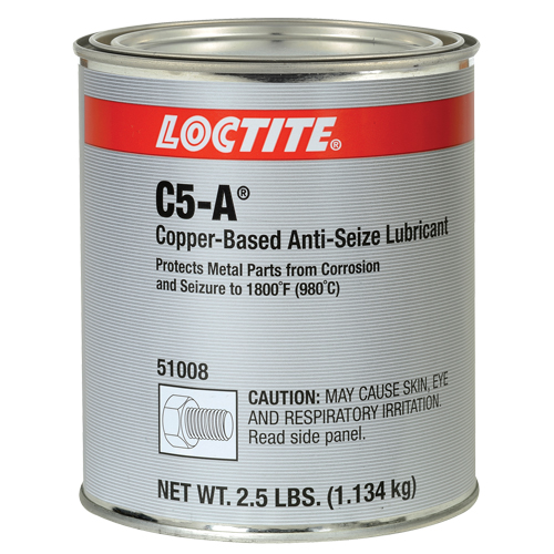 Lubrifiant antiblocage au cuivre Loctite 8008 C5-A, 2,5 lb, Canette, 1800°F (982°C) Temp&eacute;rature max. O-Max