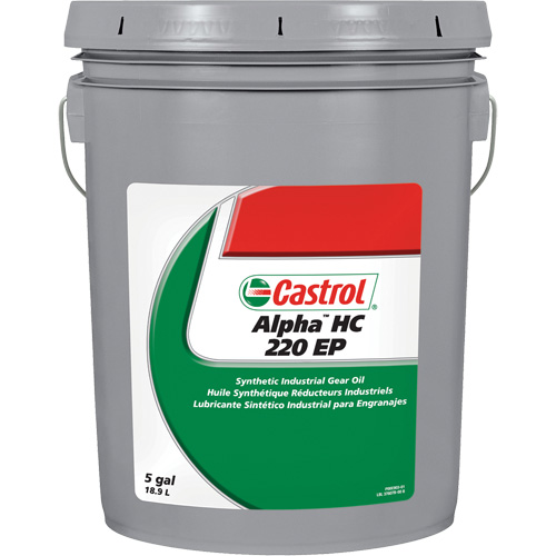 Alpha HC EP 220 Synthetic Industrial Gear Oil, 18.93 L O-Max