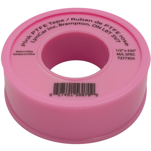 Ruban de Teflon, 520" lo x 1/2" la, Rose O-Max