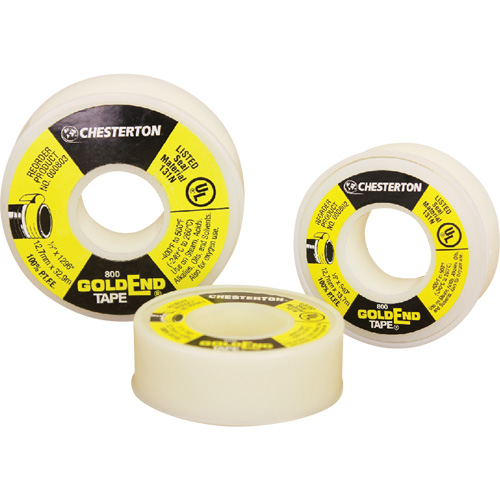GoldEnd PTFE Sealing, Tape, 1/2" x 540", -240° C - 260° C/-400° F - 500° F O-Max