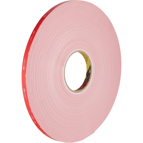 Ruban VHB, 32,9 m (108') lo x 12,7 mm (1/2") la, 62 mils, Acrylique O-Max