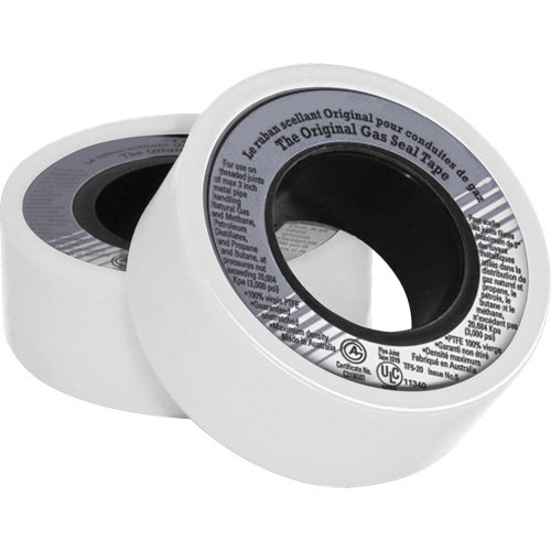 Ruban d'&eacute;tanch&eacute;it&eacute; pour filet en PTFE, 480" lo x 3/4" la, Blanc O-Max
