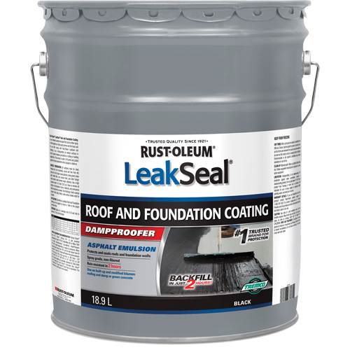 Rev&ecirc;tement de plancher et fondation LeakSeal O-Max