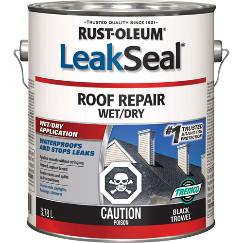 Produit de r&eacute;paration de toit sec/humide LeakSeal O-Max