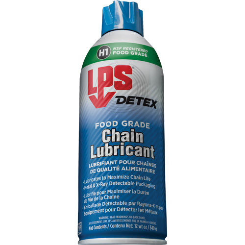 Detex&reg; Food Grade Chain Lubricant, Aerosol Can O-Max