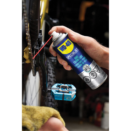 Lubrifiant pour chaîne de v&eacute;lo, Canette a&eacute;rosol O-Max