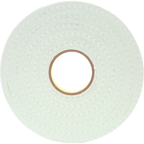 Double-Coated Urethane Foam Tape, 33 m (108') L x 25.4 mm (1") W, 62.5 mils, Urethane O-Max