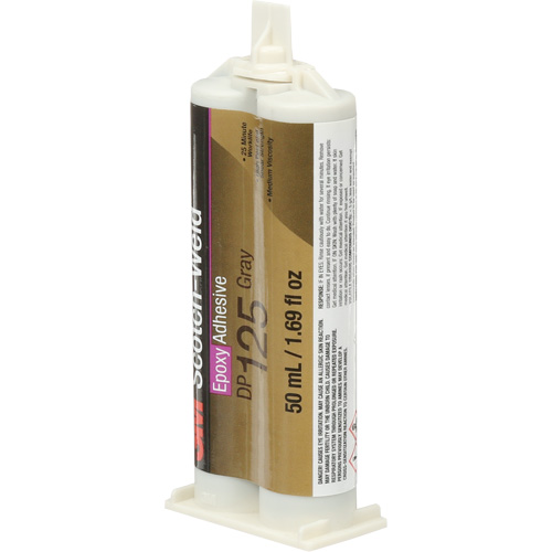 Adh&eacute;sif Scotch-Weld, 1,7 liq. oz., Cartouche, Deux composants, Gris O-Max