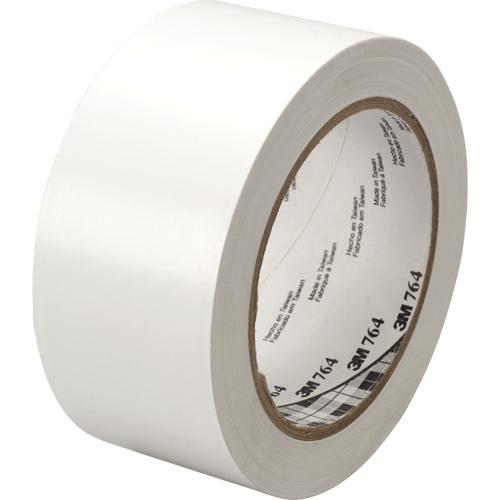 764 General-Purpose Vinyl Tape, 25.4 mm (1") W x 32.9 m (108') L, 5 mils, White O-Max
