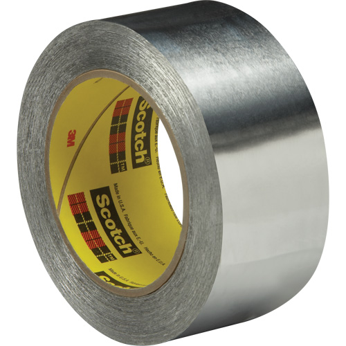 Feuille d'aluminium autocollante, &eacute;paisseur 2 mils, 51 mm (2") x 55 m (180') O-Max