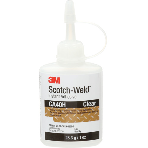 Adh&eacute;sif instantan&eacute;, 1 oz, Bouteille, Transparent O-Max