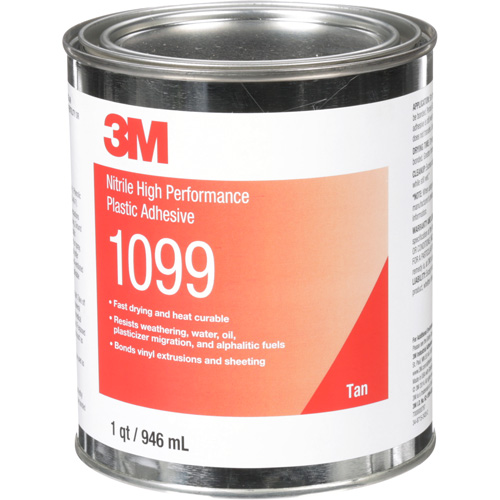 Plastic Adhesive, 946 ml, Can, Tan O-Max