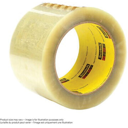 Ruban pour sceller les boîtes Scotch 355, Adh&eacute;sif Thermofusible, 3,15 mils, 36 mm (1-1/2") x 50 m (164') O-Max