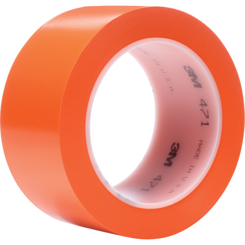 Ruban en vinyle 471, 50,8 mm (2") la x 32,9 m (108') lo, 5,2 mils, Orange O-Max