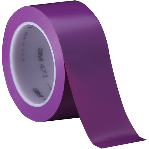 Ruban en vinyle 471, 50,8 mm (2") la x 32,9 m (108') lo, 5,2 mils, Mauve O-Max