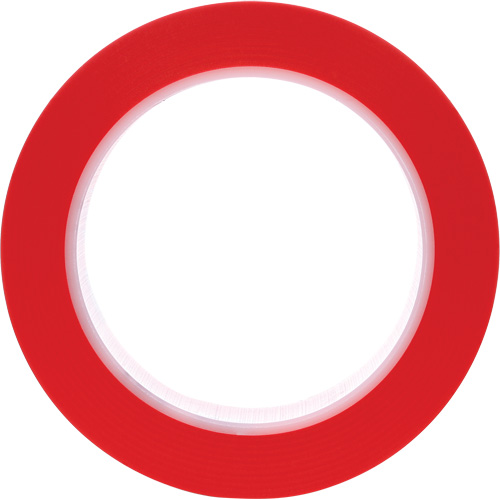 Ruban en vinyle 471, 25,4 mm (1") la x 32,9 m (108') lo, 5,2 mils, Rouge O-Max