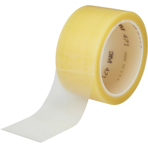 Ruban en vinyle 471, 38 mm (1-1/2") la x 32,9 m (108') lo, 5,3 mils, Transparent O-Max