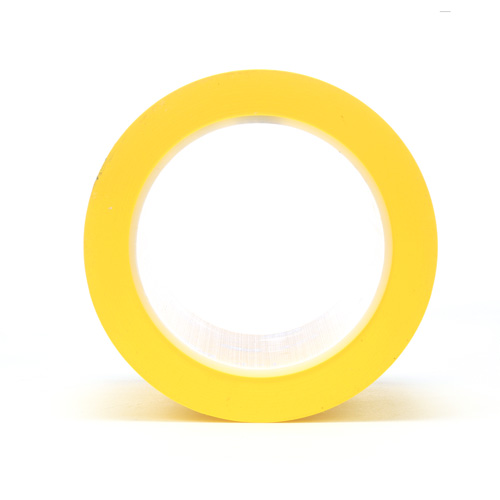 471 Vinyl Tape, 102 mm (4") W x 32.9 m (108') L, 5.2 mils, Yellow O-Max