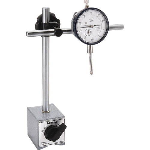 Indicateur &agrave; cadran et base magn&eacute;tique 0,001" x 1" O-Max