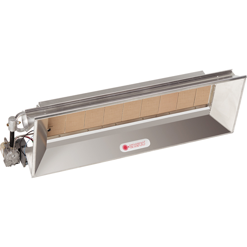 8000 Series Heater, Radiant Heat, Natural Gas, 60000 BTU/H O-Max