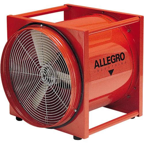 ALLEGRO INDUSTRIES Axial Blowers, 1/2 HP, 3400 CFM O-Max