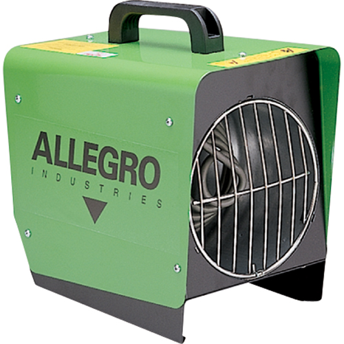 ALLEGRO INDUSTRIES Tent Heater, Fan, Electric, 5000 BTU/H O-Max
