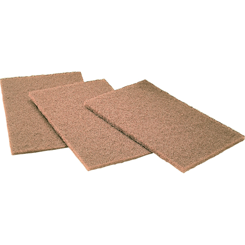 Scotch-Brite Hand Pads, Aluminum Oxide, 6" x 9", Coarse Grit O-Max